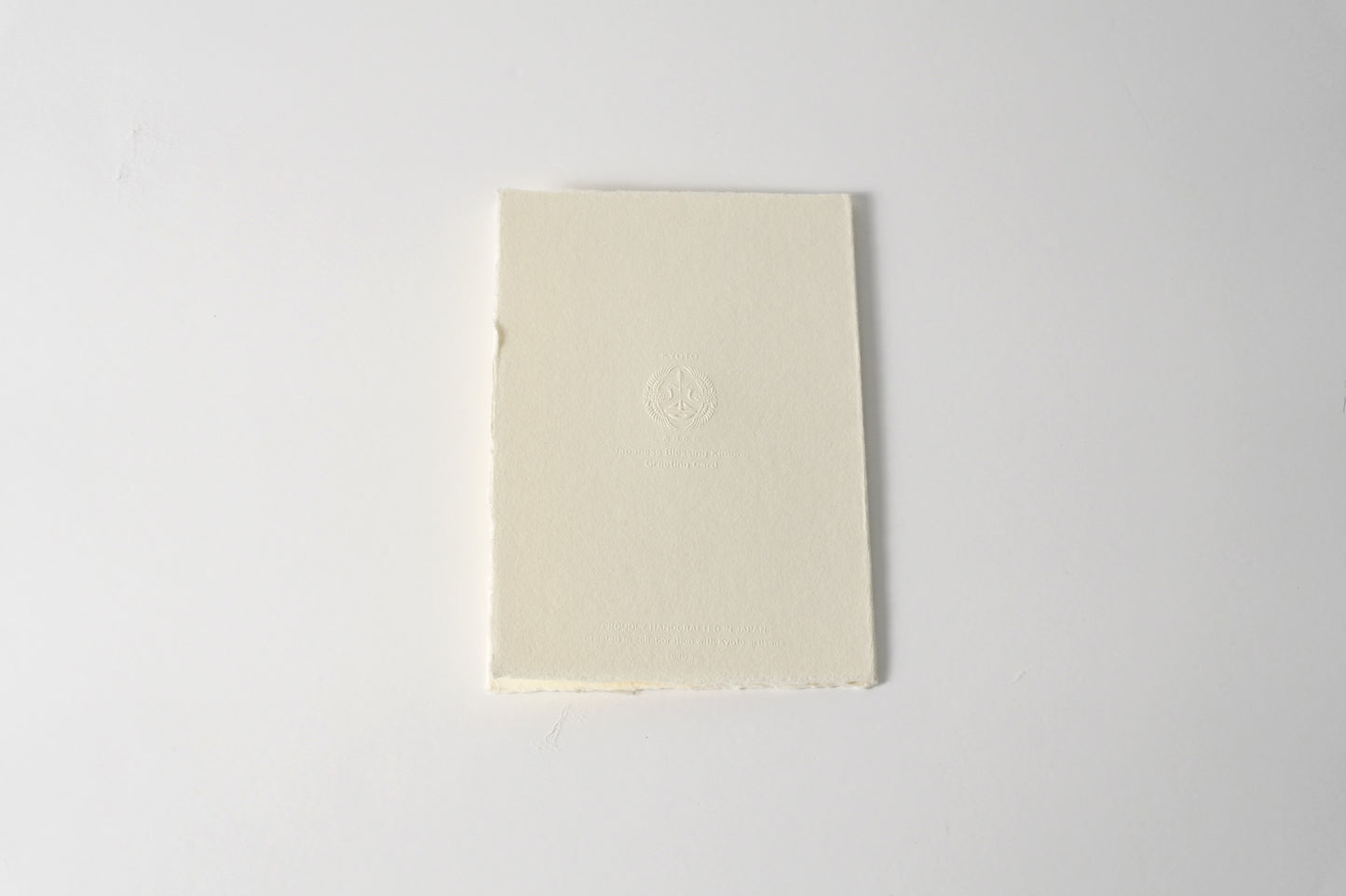 グリーティングカード　吉祥花伝KYOTO 源氏絵図貝合わせ 黒