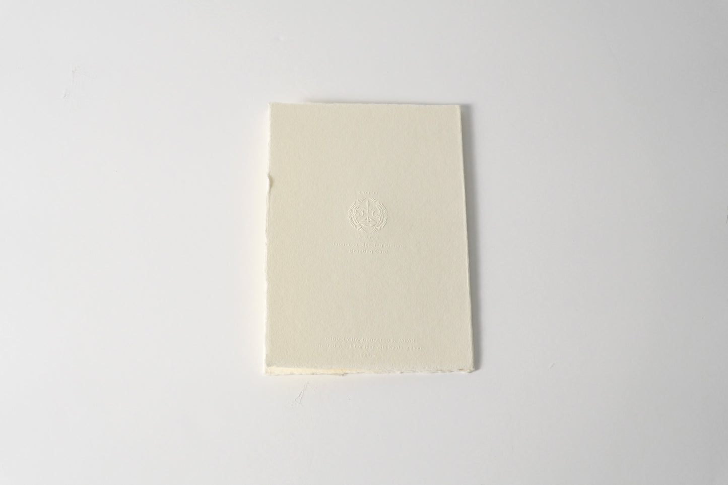 グリーティングカード　吉祥花伝KYOTO 桜霞御所解 空色