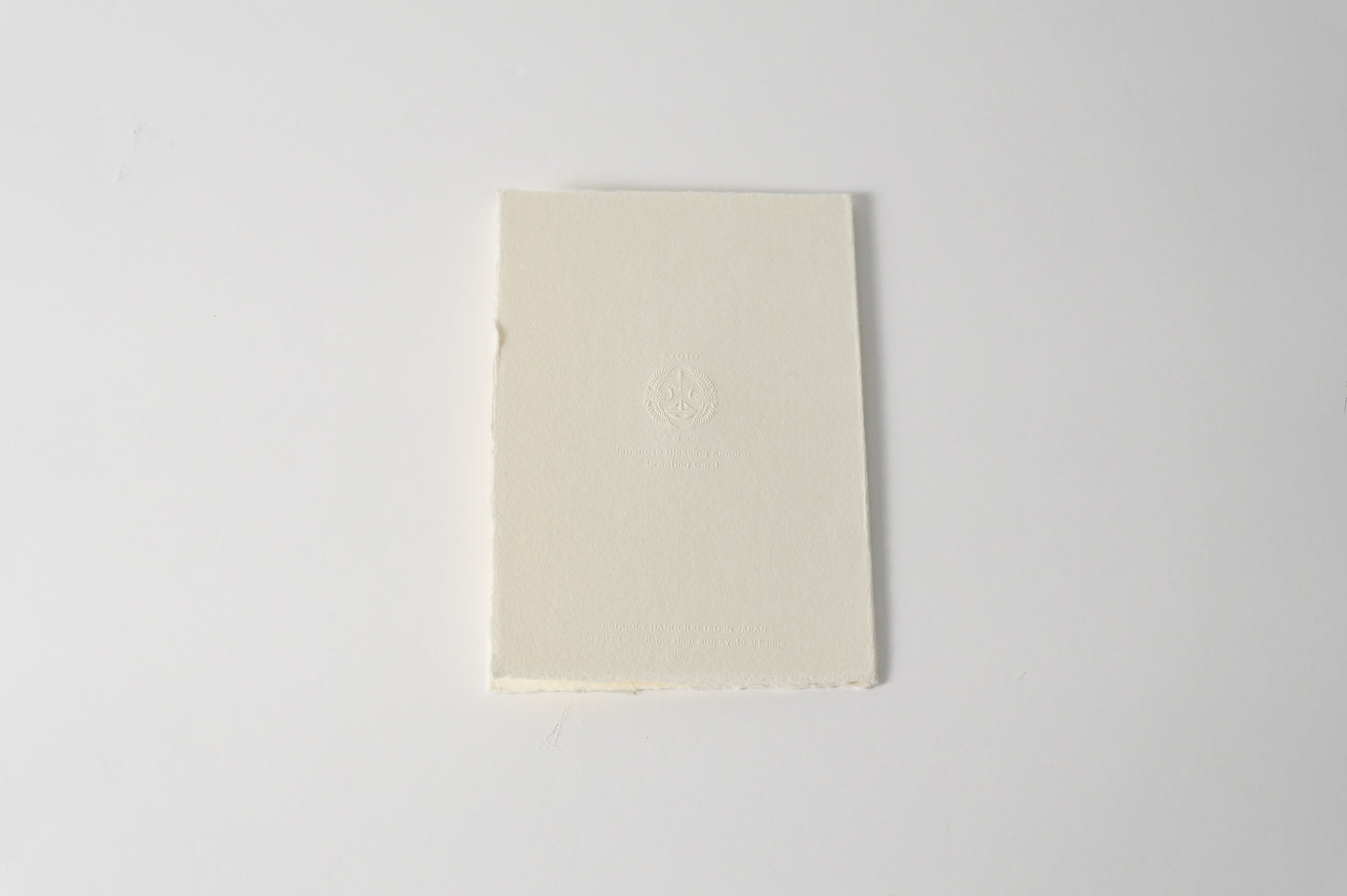 グリーティングカード　吉祥花伝KYOTO 京玩具尽くし 青