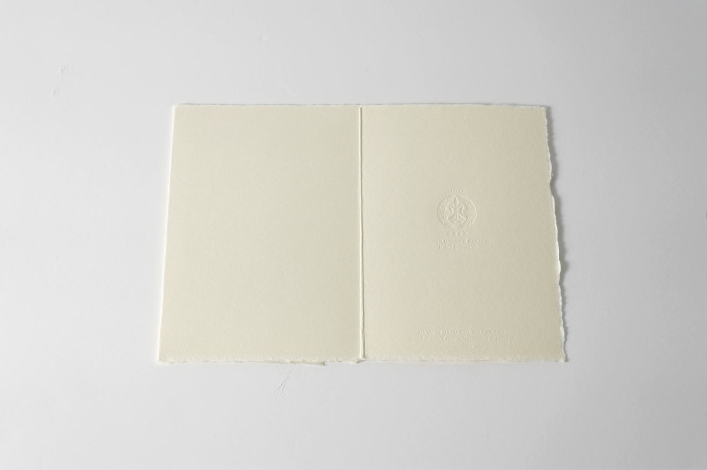 グリーティングカード　吉祥花伝KYOTO 見立て葵千鳥 橙