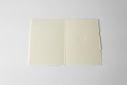 グリーティングカード　吉祥花伝KYOTO 見立て葵千鳥 橙