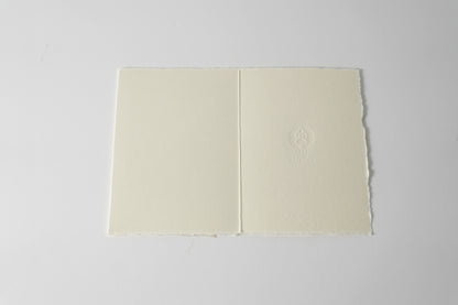 グリーティングカード　吉祥花伝KYOTO 鶴亀京更紗 朱