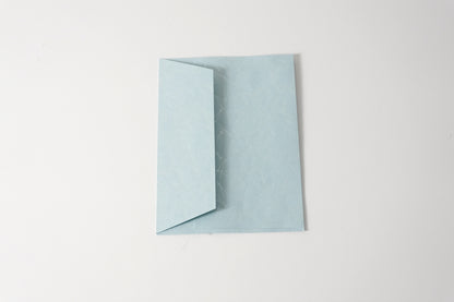 グリーティングカード　吉祥花伝KYOTO 見立て葵千鳥 灰