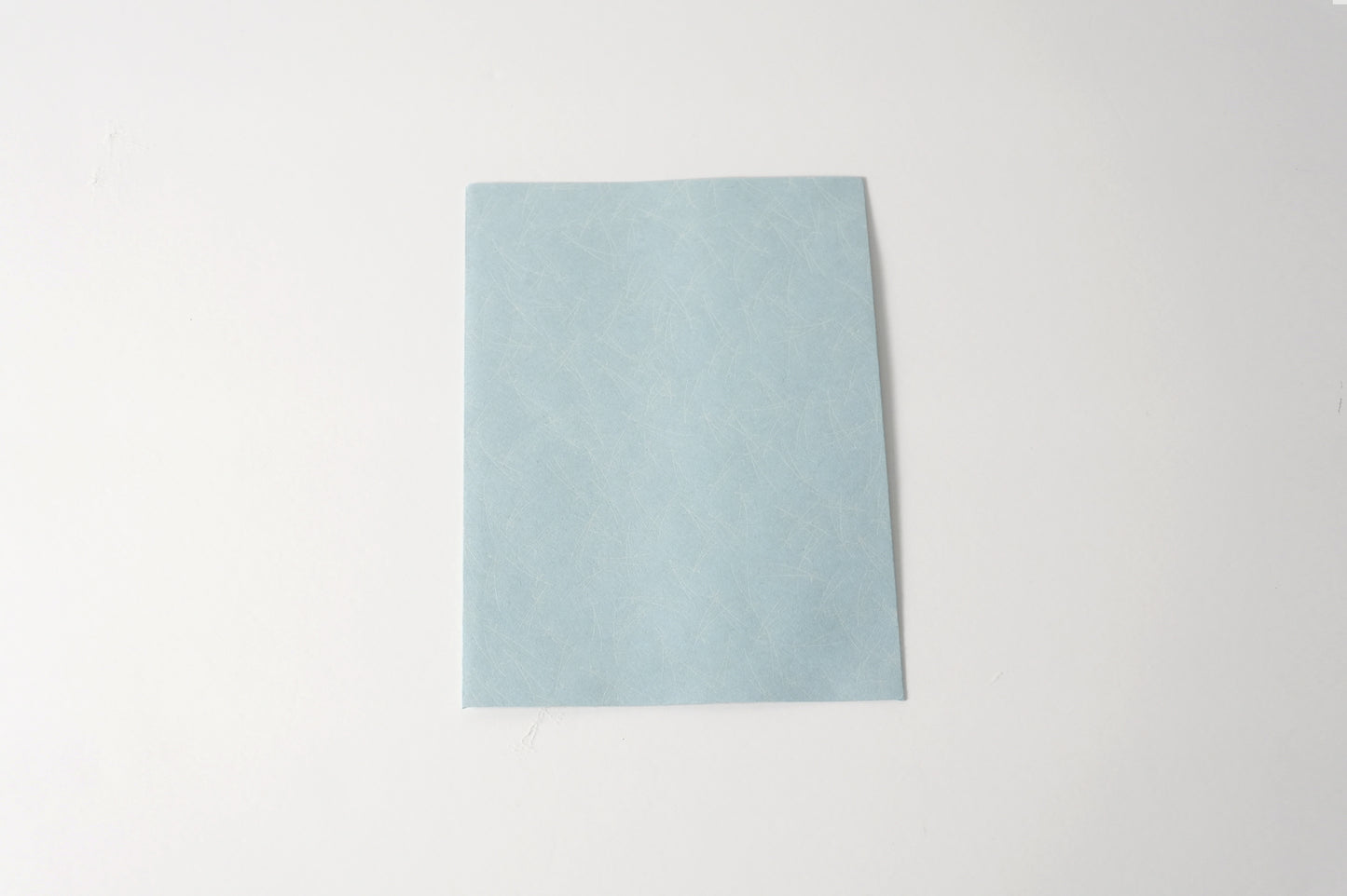 グリーティングカード　吉祥花伝KYOTO 見立て葵千鳥 灰