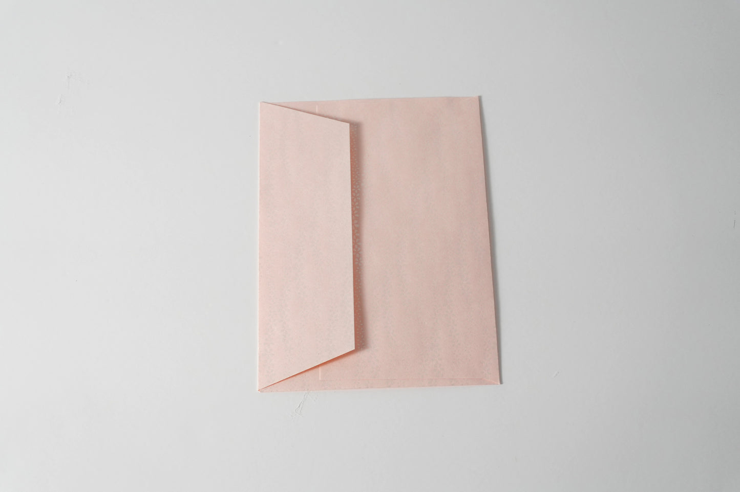 グリーティングカード　吉祥花伝KYOTO 桜霞御所解 空色