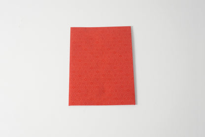 グリーティングカード　吉祥花伝KYOTO 鶴亀京更紗 藍