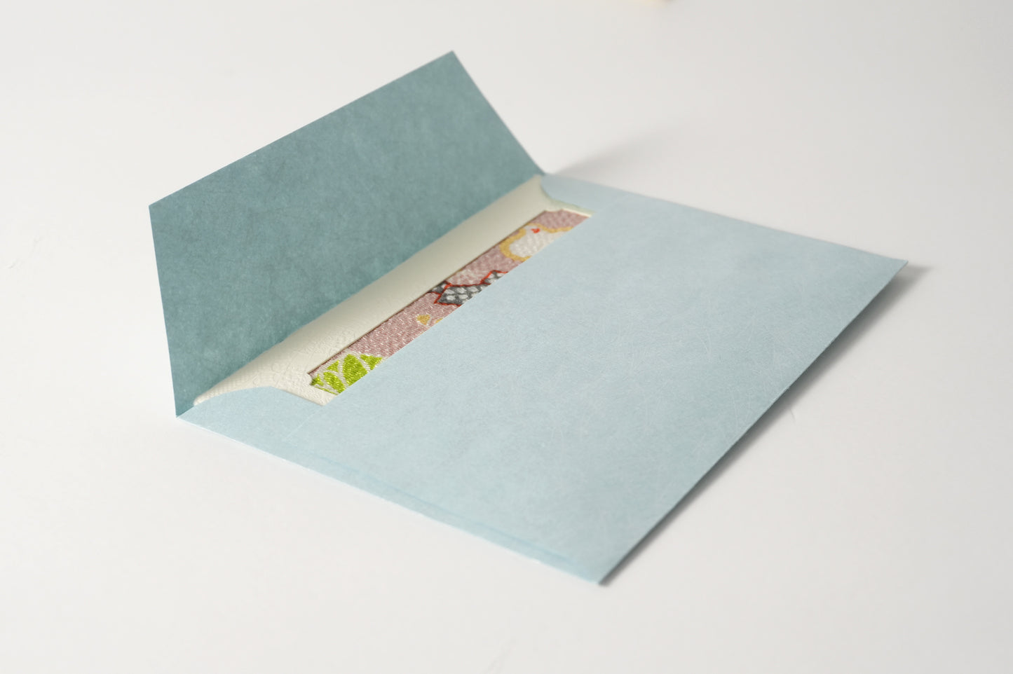 グリーティングカード　吉祥花伝KYOTO 見立て葵千鳥 橙