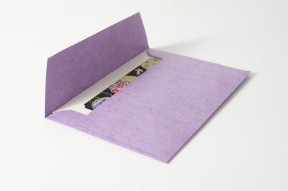 グリーティングカード　吉祥花伝KYOTO 源氏絵図貝合わせ 黒