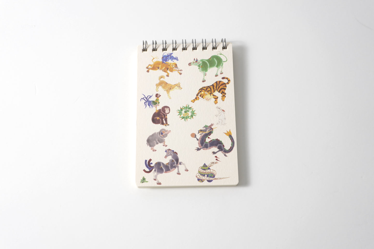 Ring Notebook “Zodiac” | Kutani Porcelain Painting by Yasushi Yamachika | Japanese Stationery