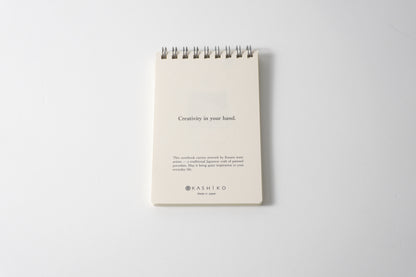 Ring Notebook “Wisteria & Swallow” | Kutani Porcelain Painting by Satomi Kawada | Japanese Stationery