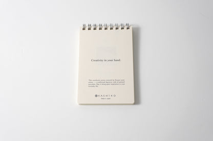 Ring Notebook “Moon & Stars” | Kutani Porcelain Painting by Yuko Kawashima | Japanese Stationery