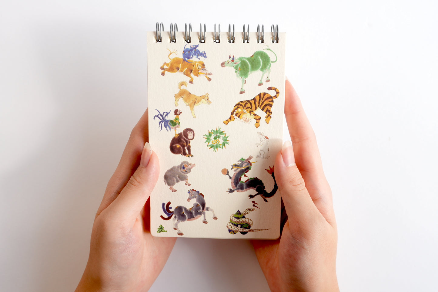Ring Notebook “Zodiac” | Kutani Porcelain Painting by Yasushi Yamachika | Japanese Stationery