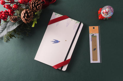 Artist Notebook + Gold Leaf Bookmark Set | Kutani Ware Artist Satomi Kawada