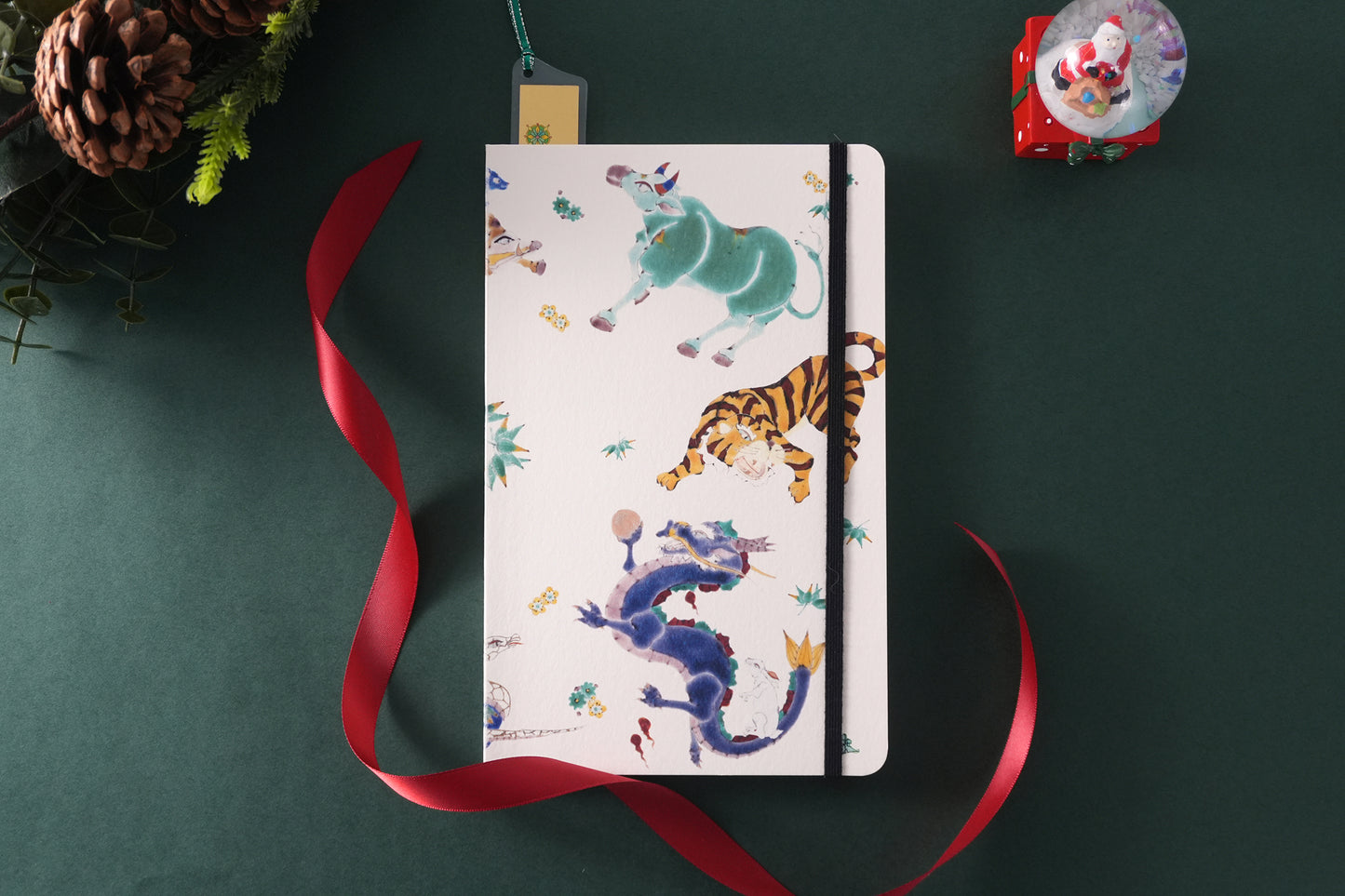 Artist Notebook + Gold Leaf Bookmark Set | Kutani Ware Artist Yasushi Yamachika