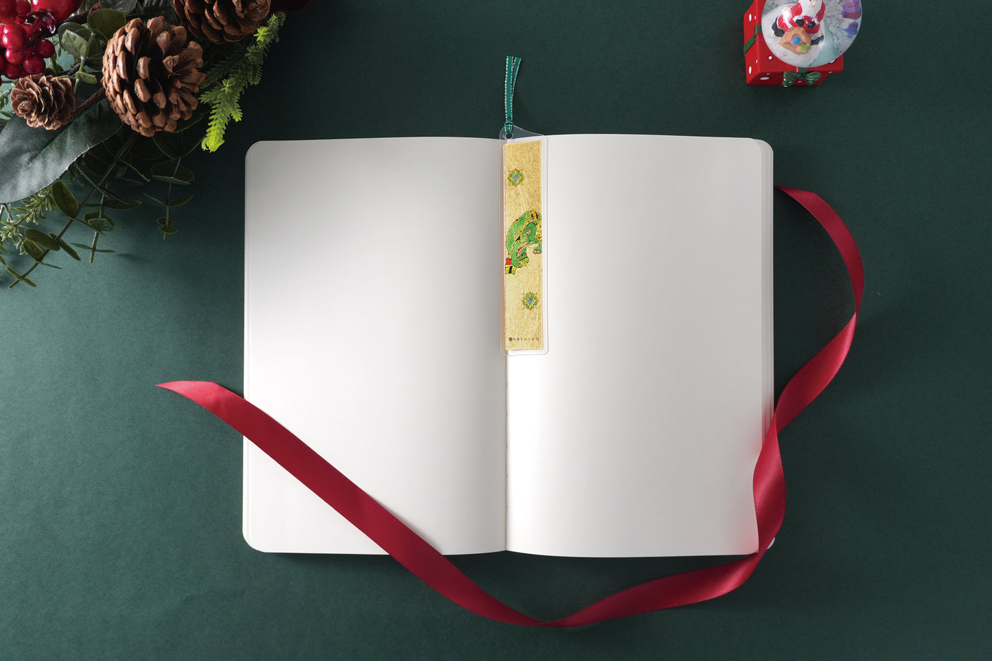 Artist Notebook + Gold Leaf Bookmark Set | Kutani Ware Artist Yasushi Yamachika