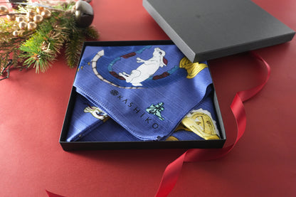 Furoshiki (Wrapping Cloth) | Zodiac Sign | 100% Cotton, 70cm, Made in Japan | KASHIKO