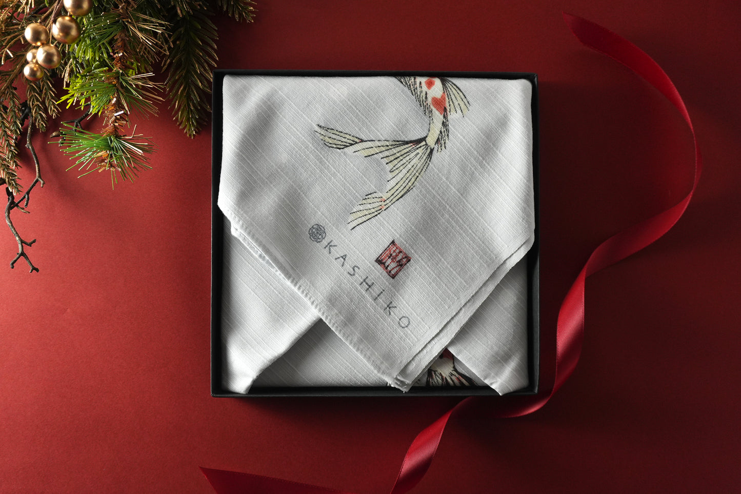 Furoshiki Wrapping – Goldfish, 70cm, Made in Japan