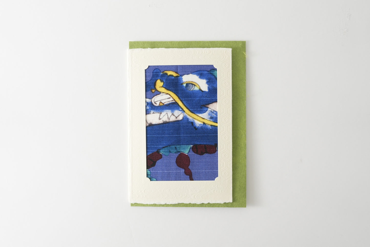 Carte de vœux Kissho Kaden KASHIKO Dragon du zodiaque