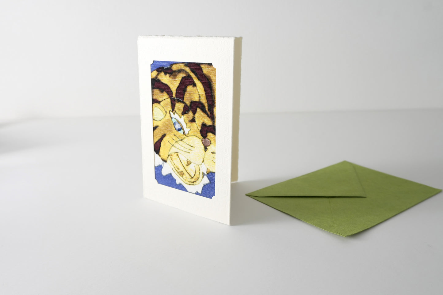 Carte de vœux Kissho Kaden KASHIKO Tigre du zodiaque