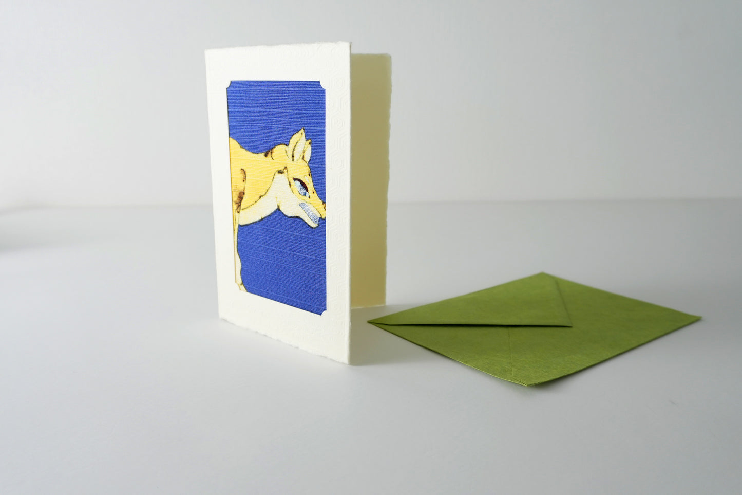 Carte de vœux Kissho Kaden KASHIKO Chien du zodiaque