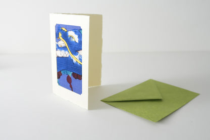 Carte de vœux Kissho Kaden KASHIKO Dragon du zodiaque