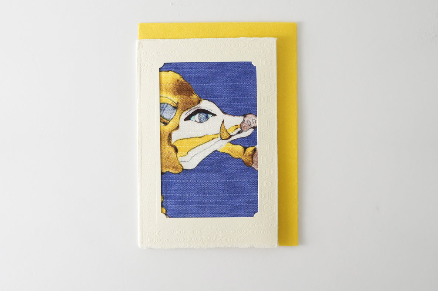 Carte de vœux Kissho Kaden KASHIKO Signe du zodiaque du Cochon