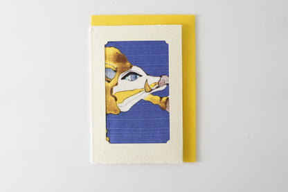 Carte de vœux Kissho Kaden KASHIKO Signe du zodiaque du Cochon