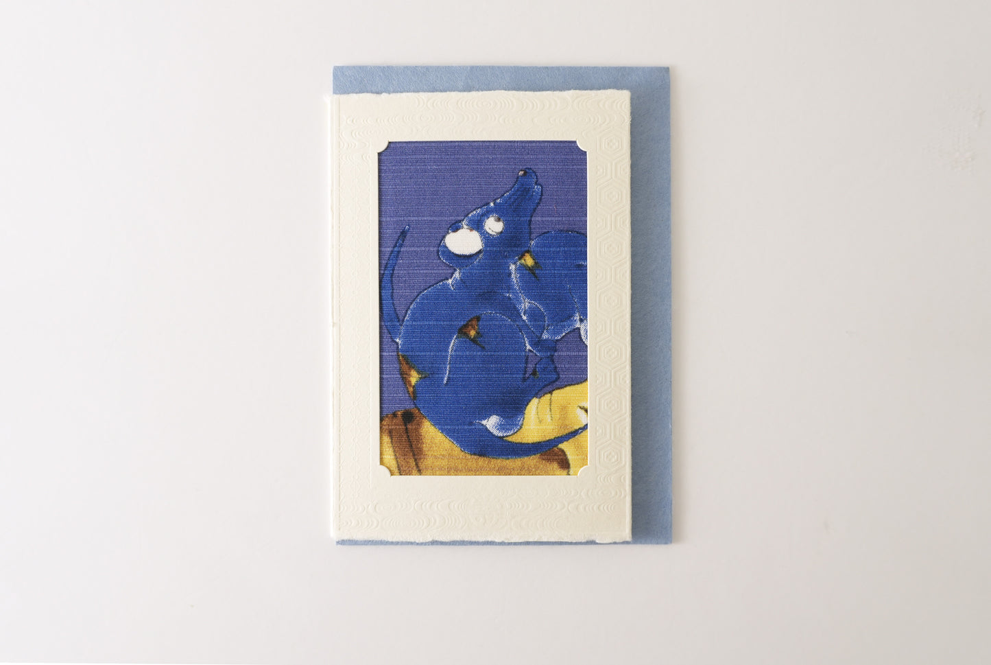 Carte de vœux Kissho Kaden KASHIKO Rat du zodiaque