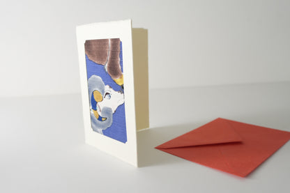 Carte de vœux Kissho Kaden KASHIKO Mouton du zodiaque