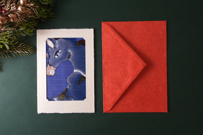 グリーティングカード　吉祥花伝KASHIKO　干支　午