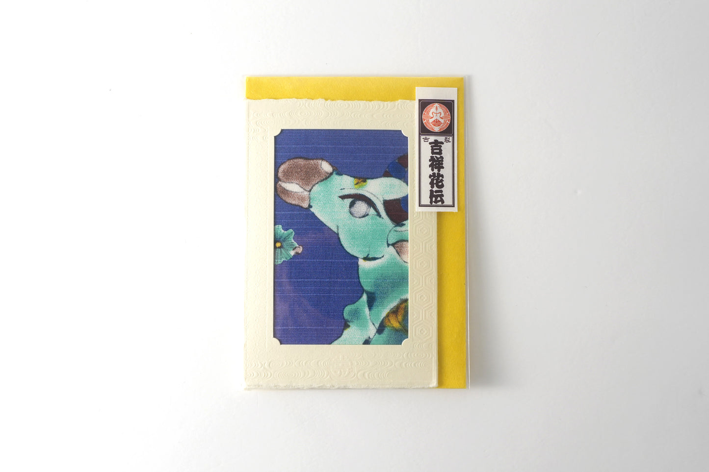 Carte de vœux Kissho Kaden KASHIKO Zodiaque Bœuf