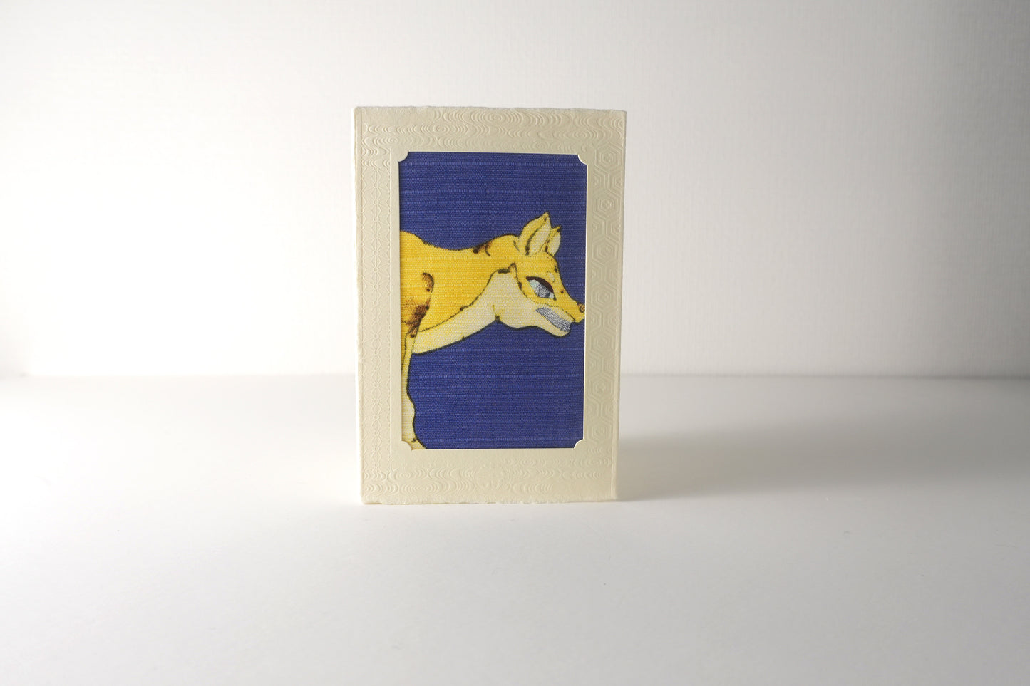 Carte de vœux Kissho Kaden KASHIKO Chien du zodiaque