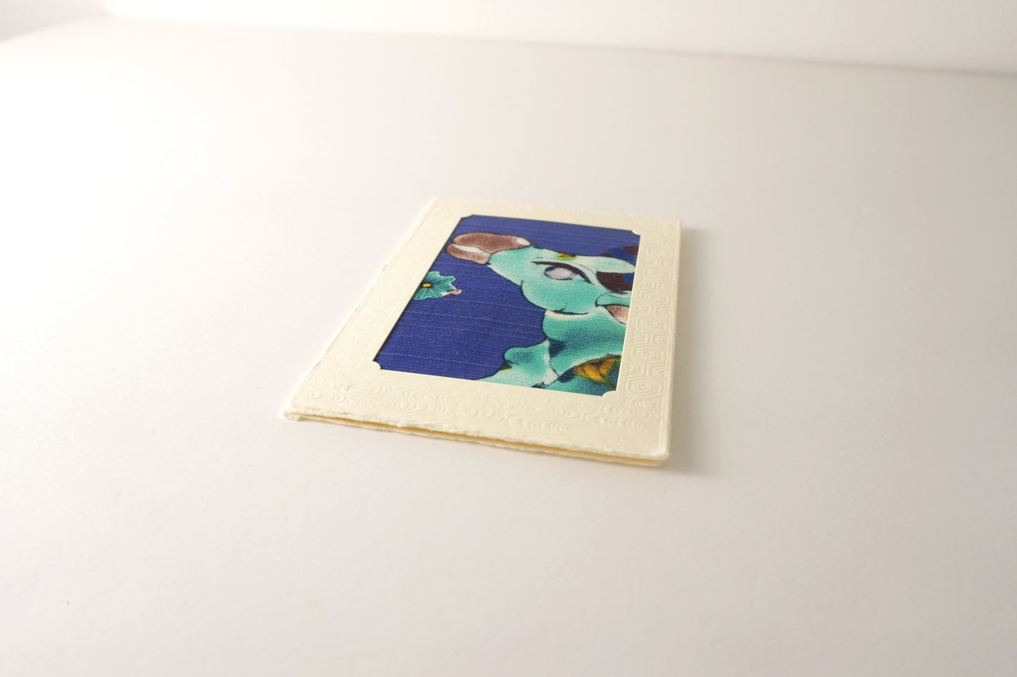 Carte de vœux Kissho Kaden KASHIKO Zodiaque Bœuf