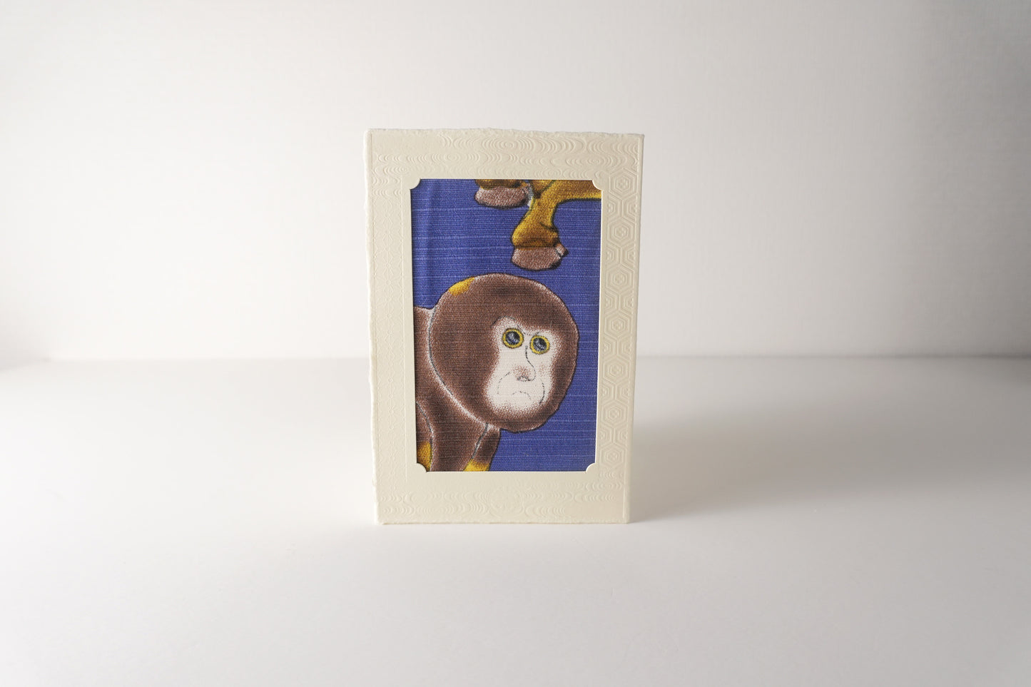 Carte de vœux Kissho Kaden KASHIKO Singe du zodiaque