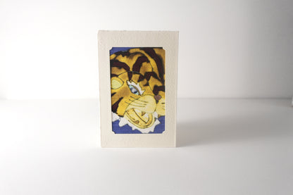 Carte de vœux Kissho Kaden KASHIKO Tigre du zodiaque