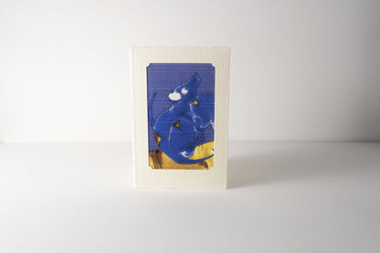 Carte de vœux Kissho Kaden KASHIKO Rat du zodiaque