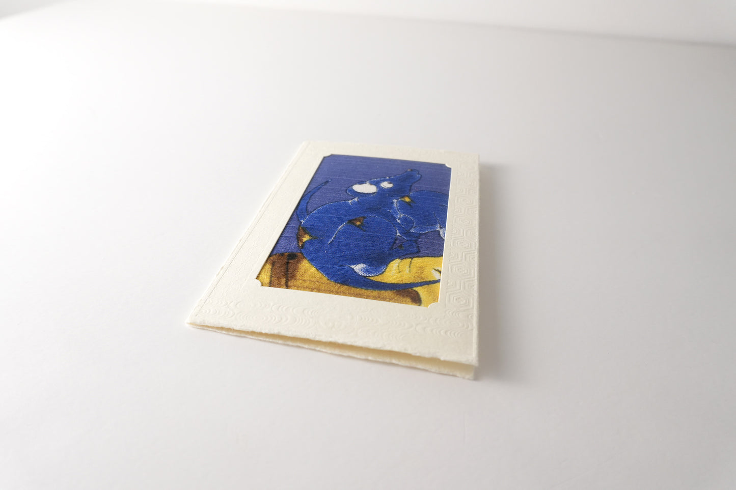 Carte de vœux Kissho Kaden KASHIKO Rat du zodiaque