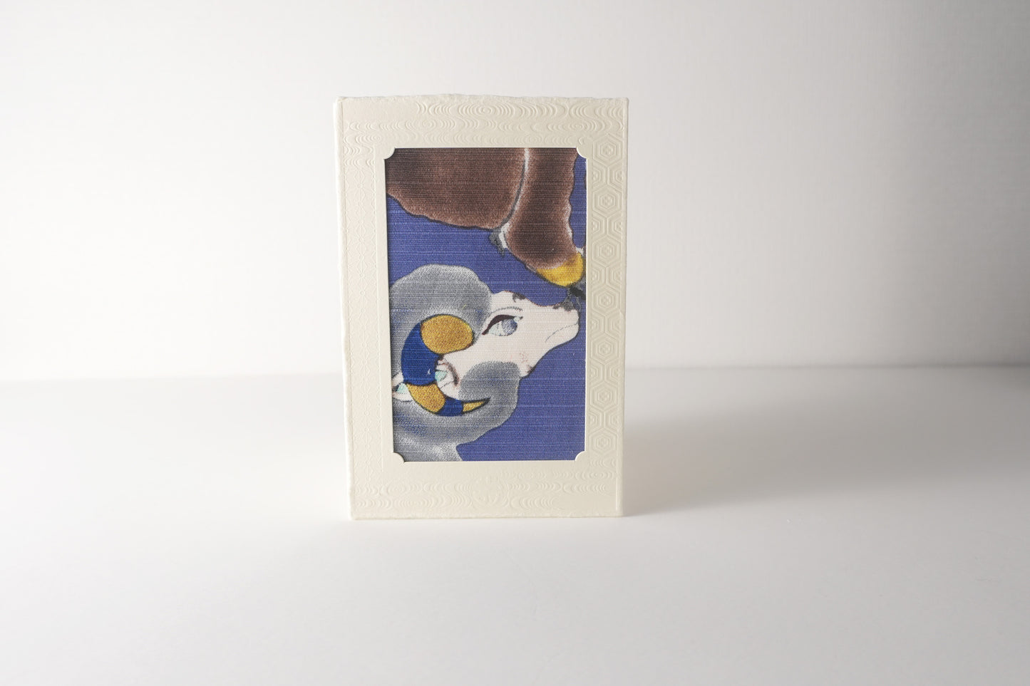 Carte de vœux Kissho Kaden KASHIKO Mouton du zodiaque