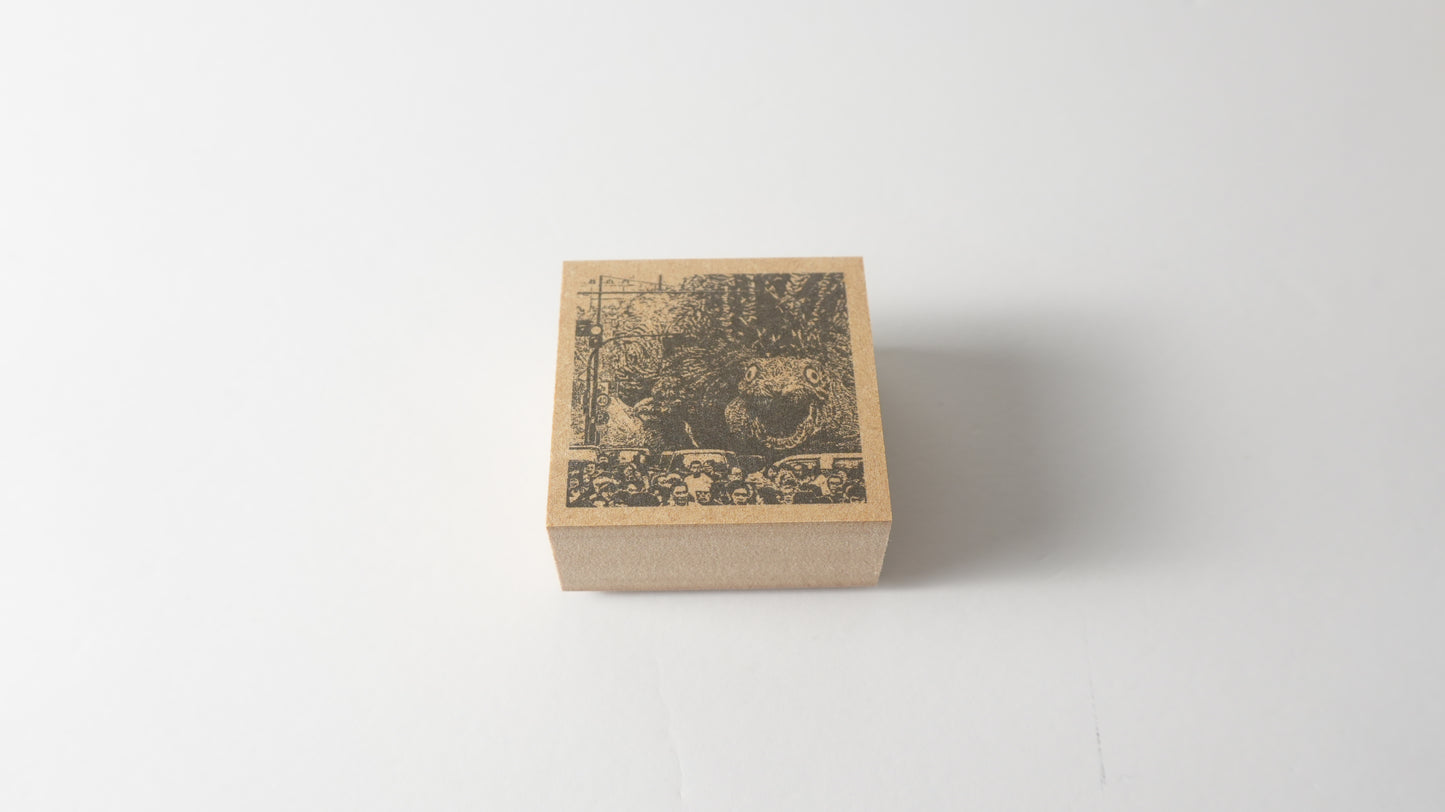 Coffret de tampons en caoutchouc GODZILLA Shin Godzilla Series | Produit sous licence officielle, fabriqué au Japon