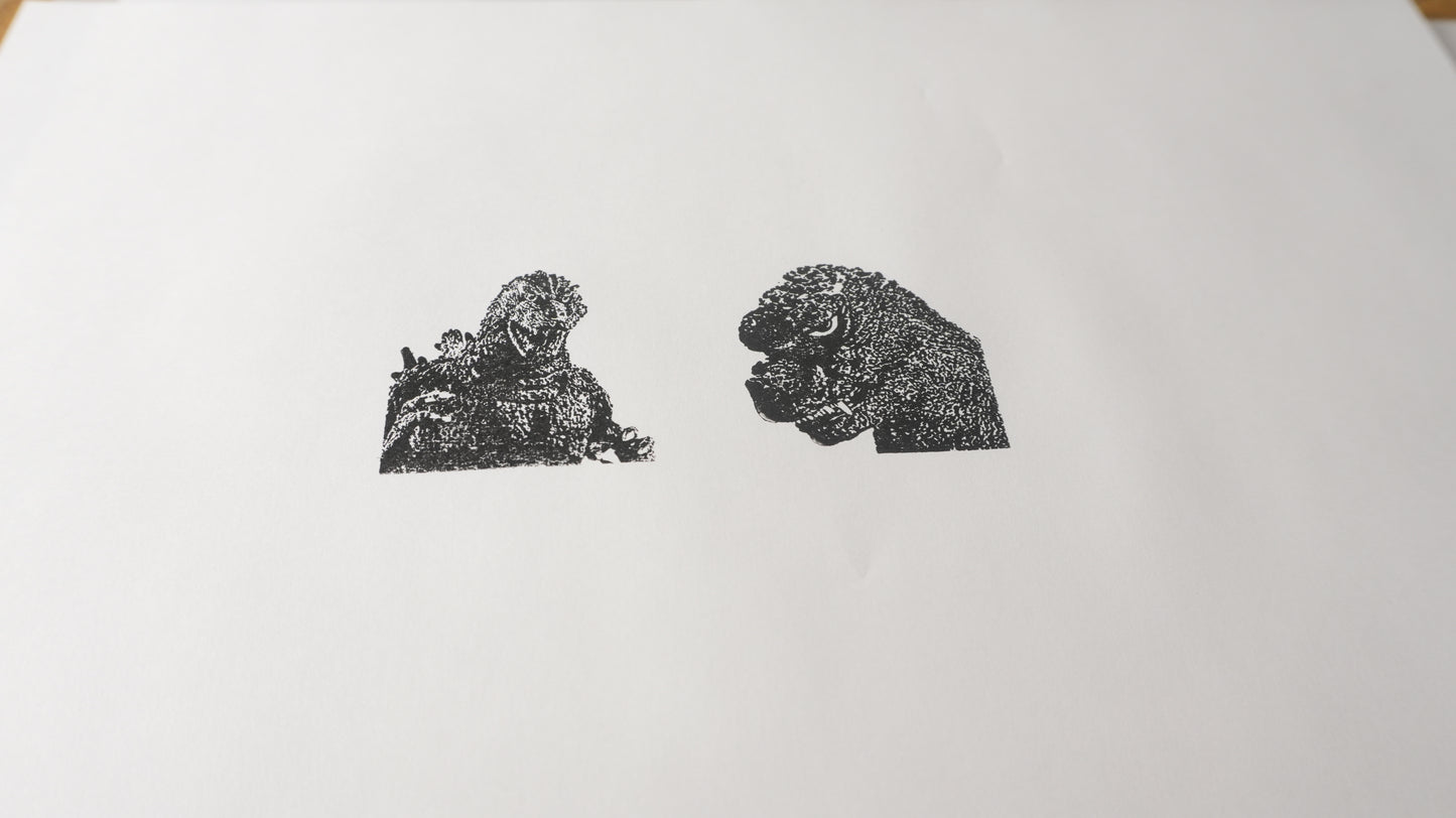 GODZILLA平成・VSゴジラシリーズラバースタンプセット｜公式ライセンス・日本製