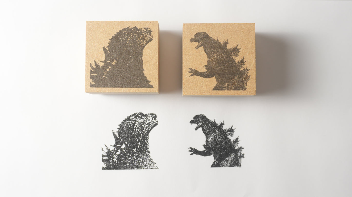 GODZILLA ミレニアムシリーズラバースタンプセット｜公式ライセンス・日本製