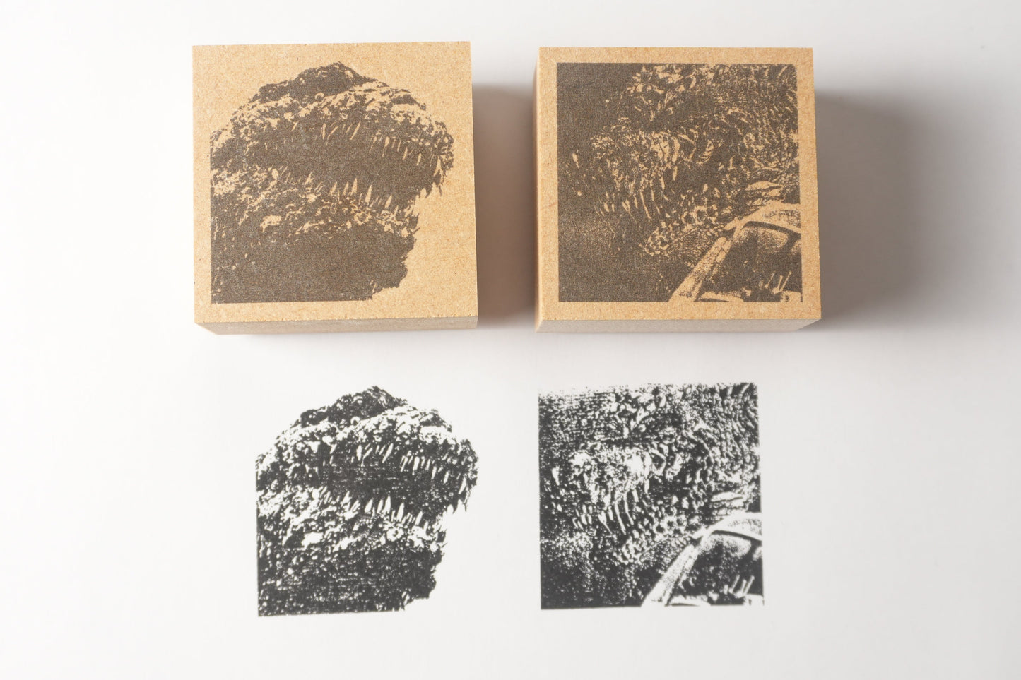 Coffret de tampons en caoutchouc GODZILLA Shin Godzilla Series | Produit sous licence officielle, fabriqué au Japon