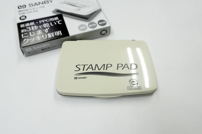SANBY 顔料系スタンプ台 中型 SA-22（黒）