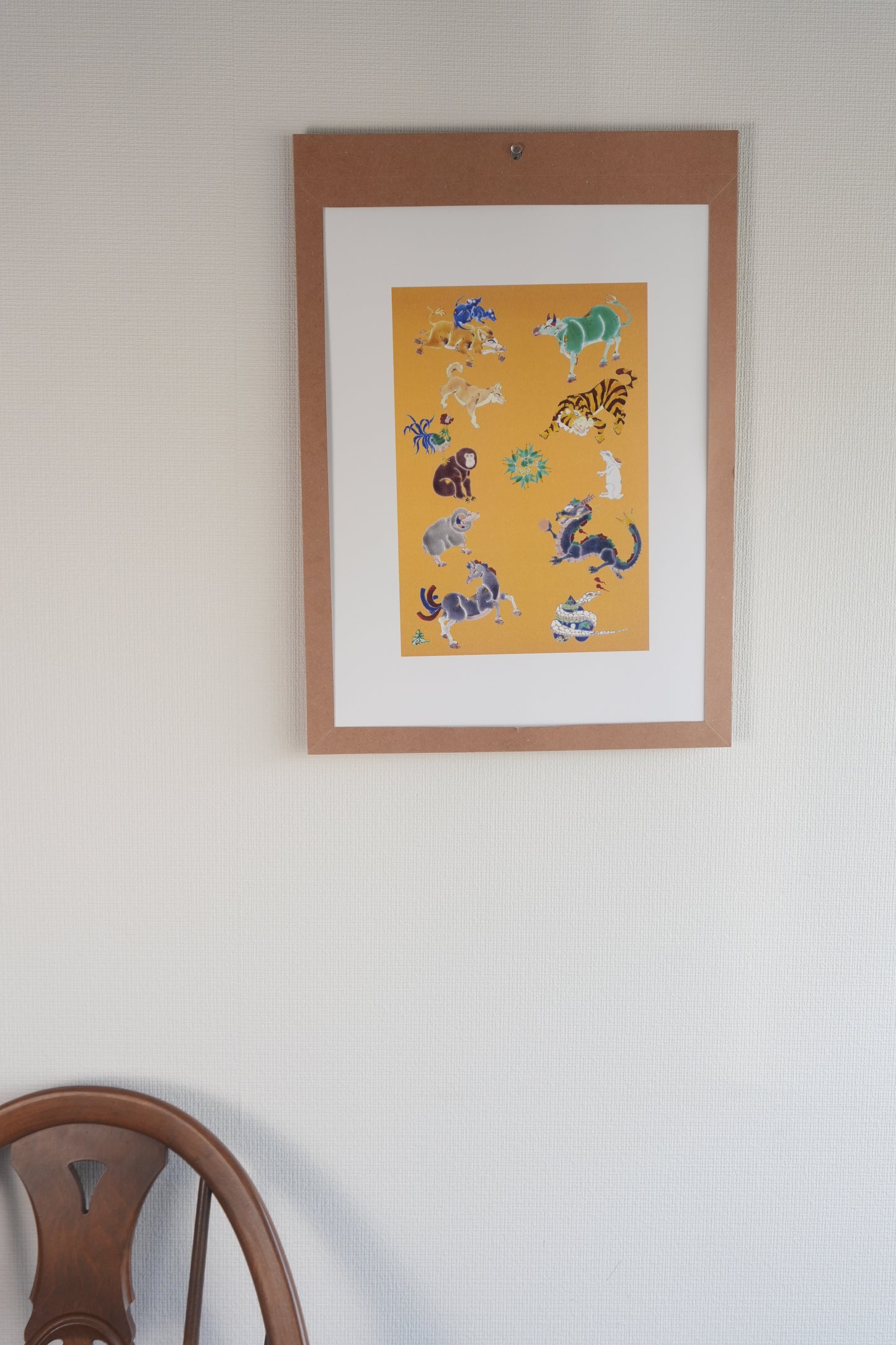 Art Panel SAKURA　ZODIAC（干支）作：山近　泰 | 届いたその日から飾れる