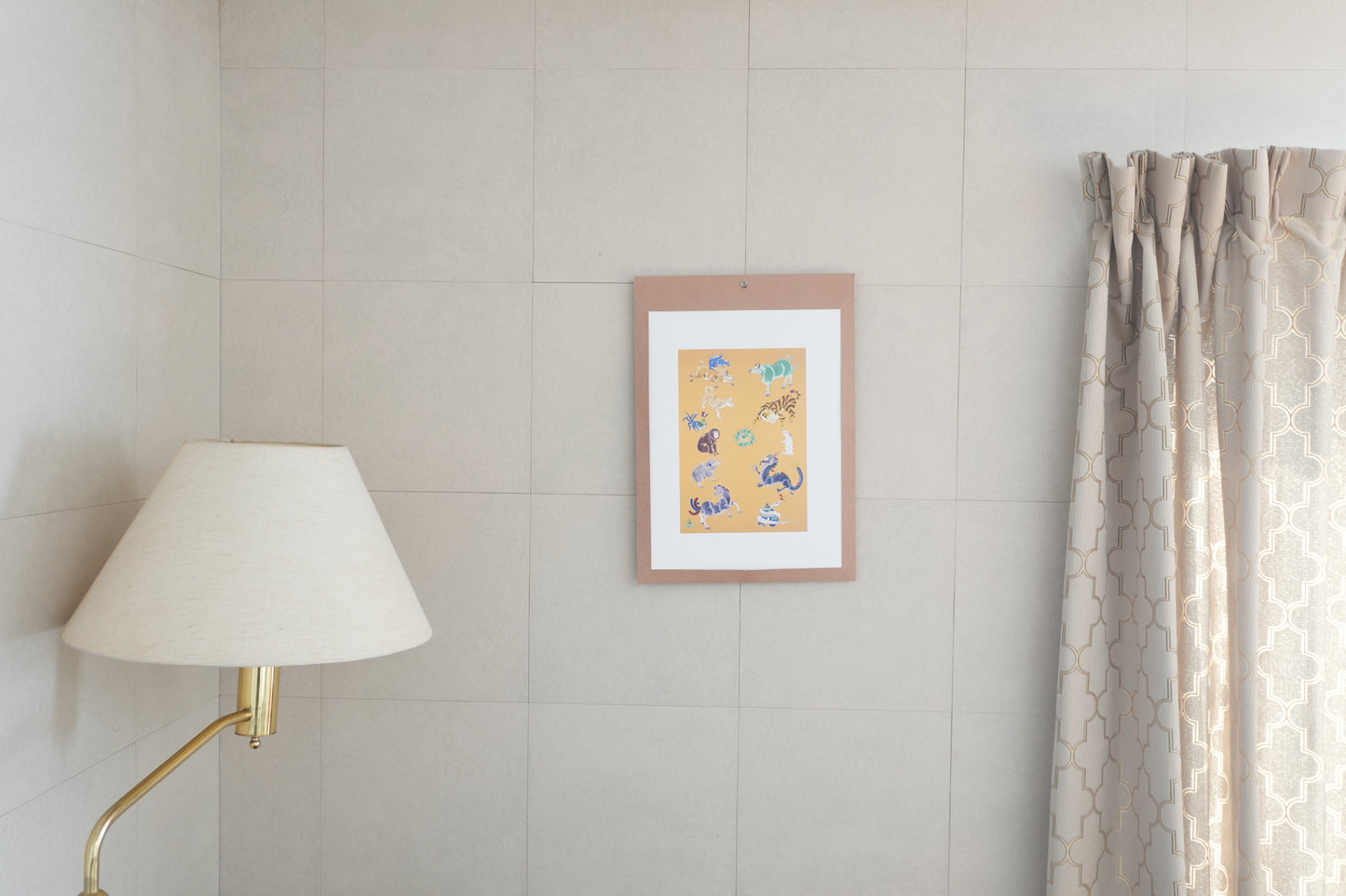 Art Panel SAKURA　ZODIAC（干支）作：山近　泰 | 届いたその日から飾れる