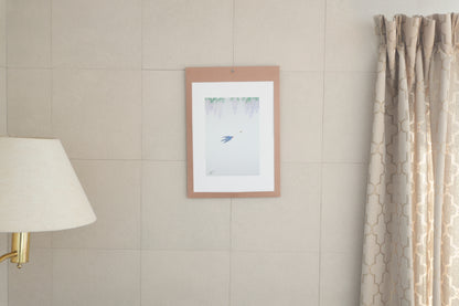 Art Panel SAKURA　FUJI & SWALLOW（藤と燕）作：河田　里美 | 届いたその日から飾れる