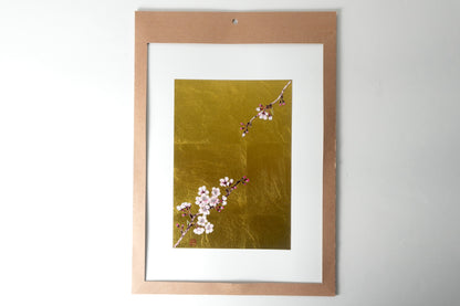 Art Panel SAKURA（桜）作：柴田有希佳 金沢金箔仕様｜届いたその日から飾れる