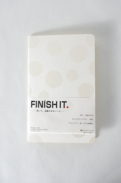FINISH IT. Notebook｜Mizutama 水玉  | 予約販売受付中