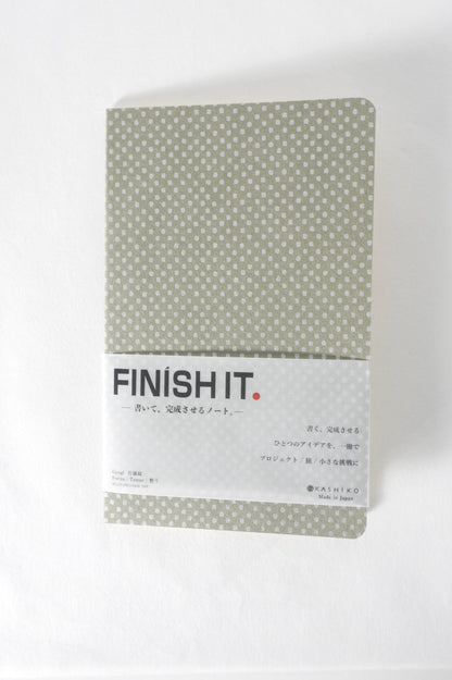 FINISH IT. Notebook｜Gyogi  行儀紋 | 予約販売受付中