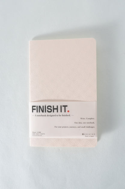 FINISH IT. Notebook｜Shippo  七宝紋  | 予約販売受付中